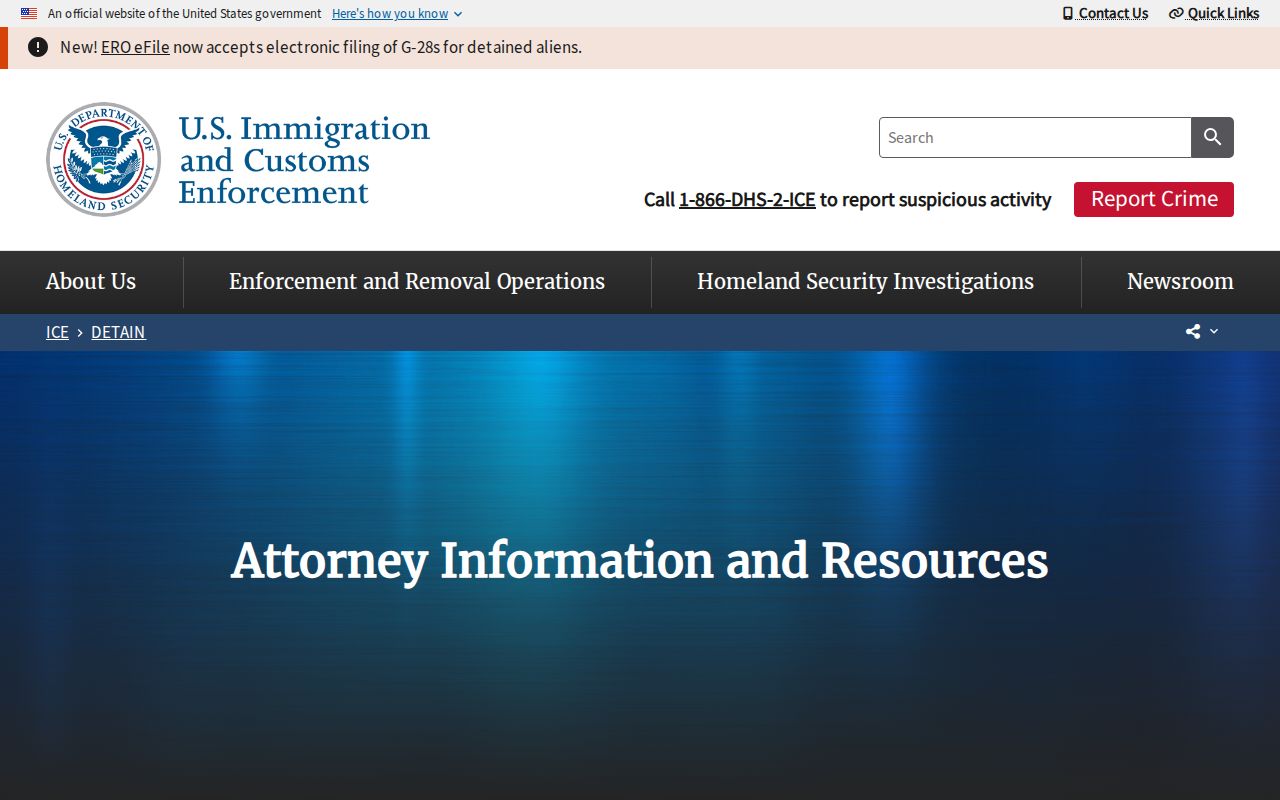ICE Beaver County recent detention release locator scope